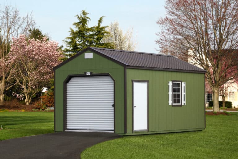 12x20 stone gray detached garages
