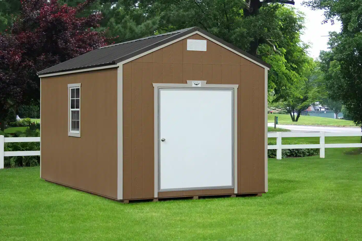 12x24 shed workshop shed in backyard