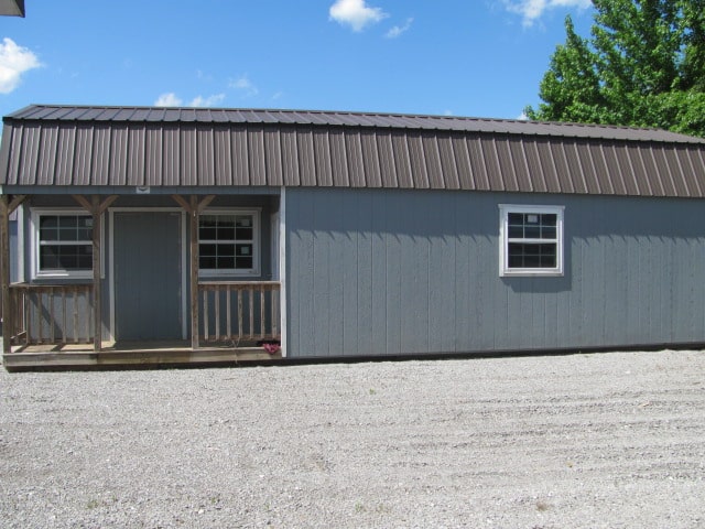 14x36-Side Lofted Barn Cabin
