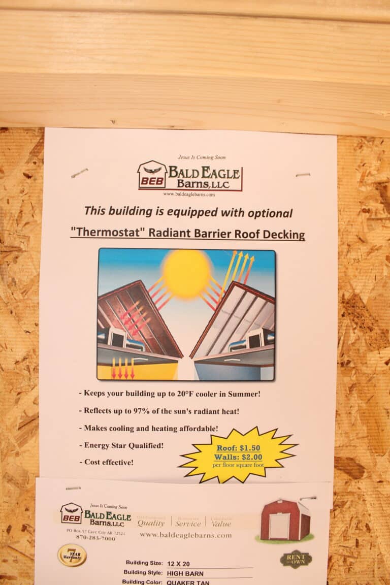 12x20 High Barn