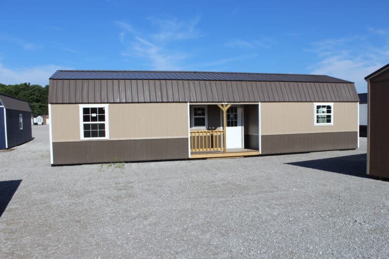 16x44 Side Lofted Barn Cabin