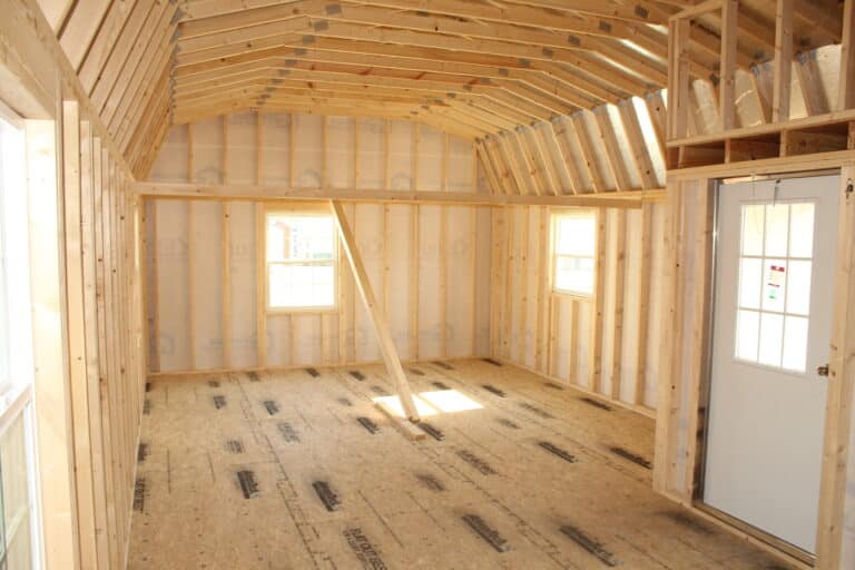 16x44 Side Lofted Barn Cabin