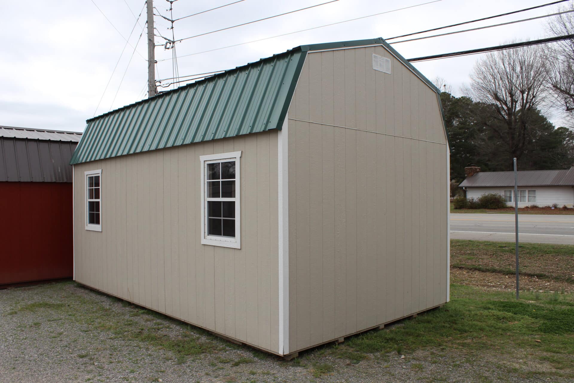 12x20 Side Lofted Barn - Bald Eagle Barns