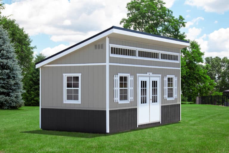 clay specialty modern sheds