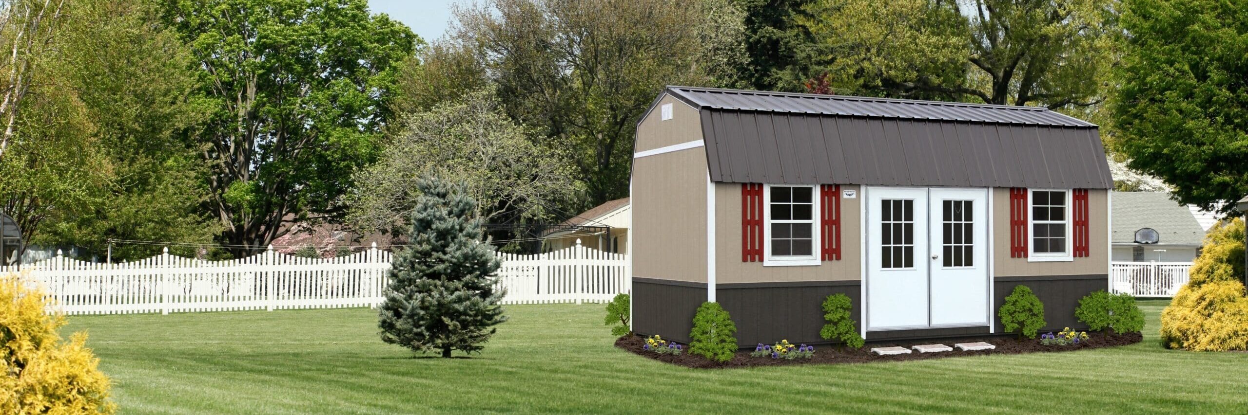 side lofted barn sheds in ar